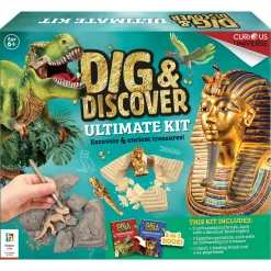 Flat River Group Dig & Discover Ultimate Archaeology Kit - Science and Geology Set for Kids* Science & Discovery