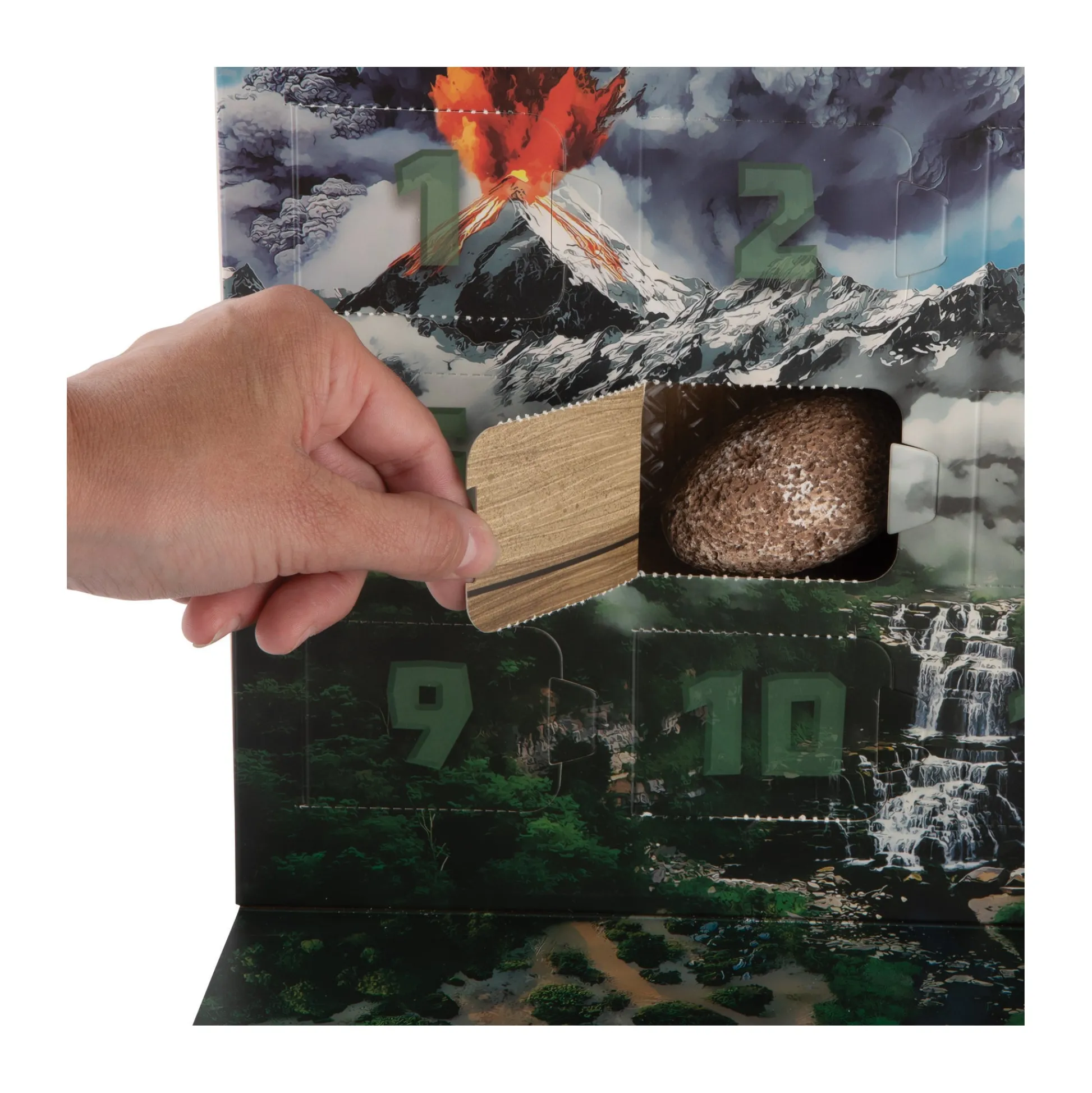 AreYouGame Dig It Up! Dinosaur Discovery Countdown Kit – 12 Exciting Dino Eggs* Clay, Dough & Sand Art