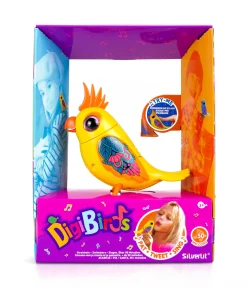 The Distribution Solutions DIGIBIRDS II Interactive Single Cockatoo - Yellow* Social & Emotional Skills|Interactive Dolls & Pets