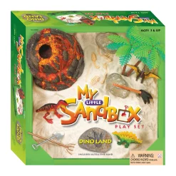 AreYouGame Dino Land - My Little Sandbox - Deluxe Tabletop Play Set* Animal Figures|Dress Up
