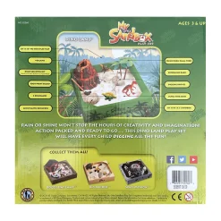 AreYouGame Dino Land - My Little Sandbox - Deluxe Tabletop Play Set* Animal Figures|Dress Up