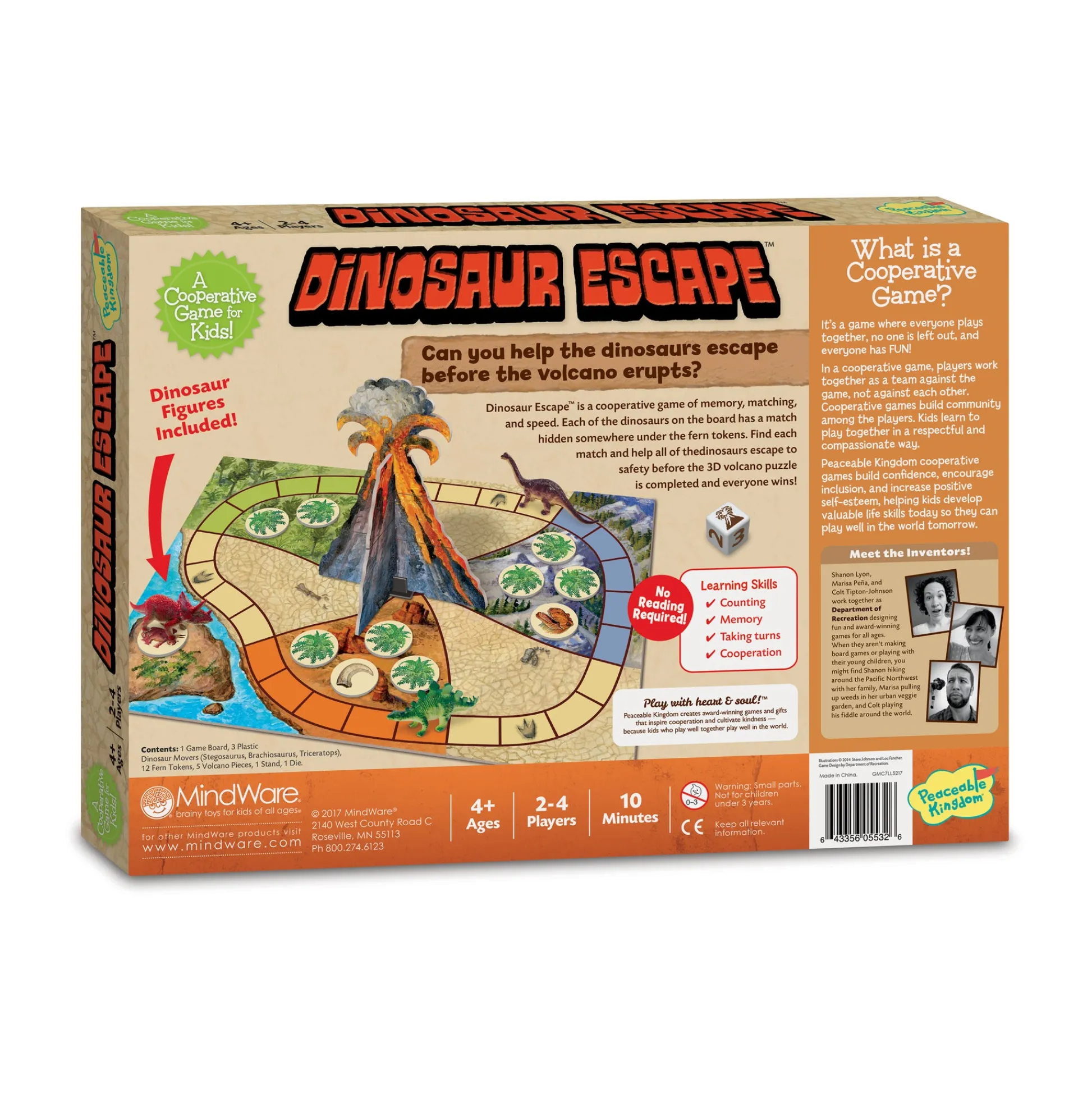 AreYouGame Dinosaur Escape Cooperative Board Game for Kids* Role-Playing Games|Board Games
