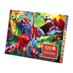 AreYouGame Dinosaur World Holographic Foil Puzzle - 100 pc* Puzzles