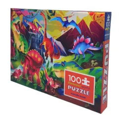 AreYouGame Dinosaur World Holographic Foil Puzzle - 100 pc* Puzzles