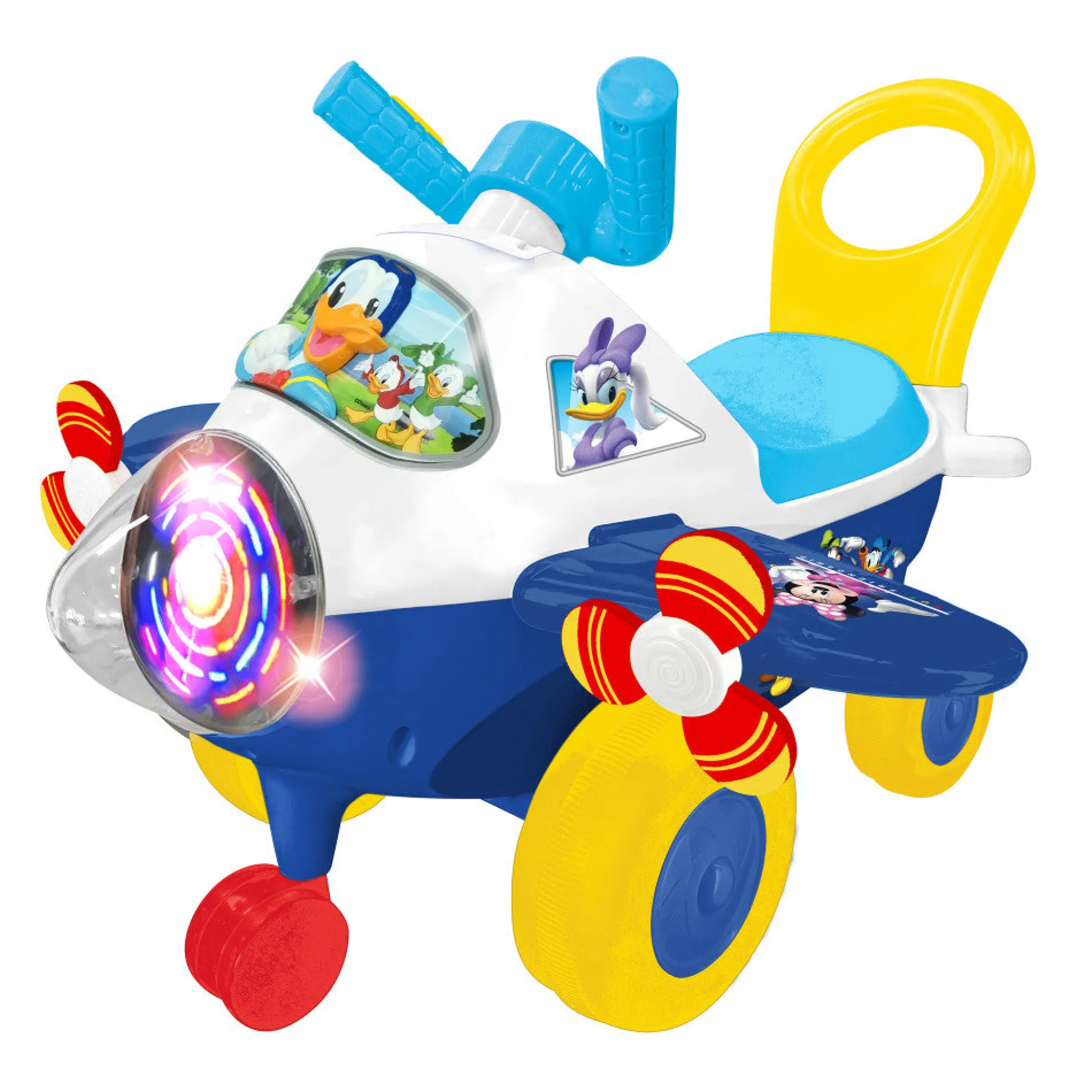Flat River Group Disney - Kiddieland Donald Duck Activity Plane - Light & Sound Foot-To-Floor Vehicle* Preschool Education Toys & Activities|Preschool Vehicles