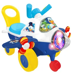 Flat River Group Disney - Kiddieland Donald Duck Activity Plane - Light & Sound Foot-To-Floor Vehicle* Preschool Education Toys & Activities|Preschool Vehicles