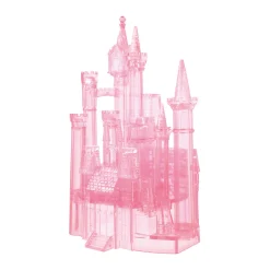 AreYouGame Disney Cinderella's Castle 3D Crystal Puzzle - 71 Pieces, Pink* Puzzles