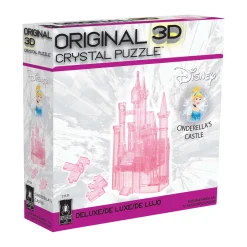 AreYouGame Disney Cinderella's Castle 3D Crystal Puzzle - 71 Pieces, Pink* Puzzles
