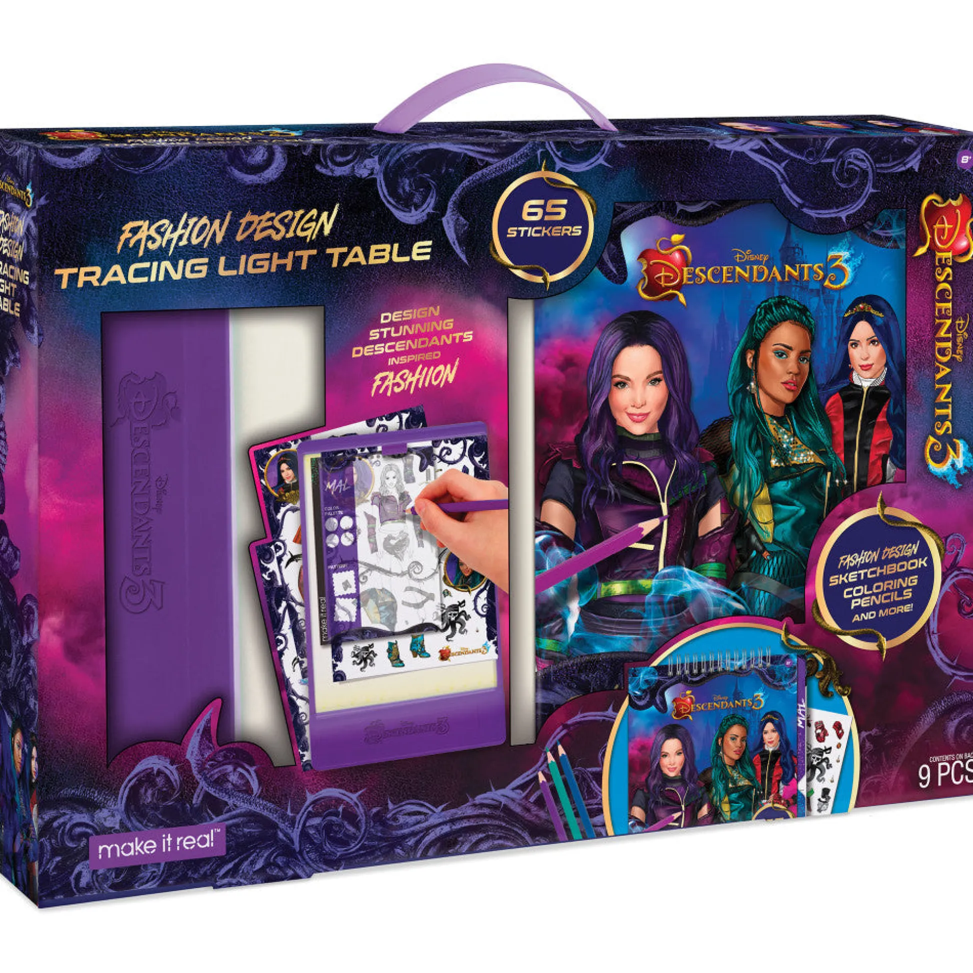 Flat River Group Disney Descendants 3 Fashion Design Tracing Light Table Set* Crafts & Activities