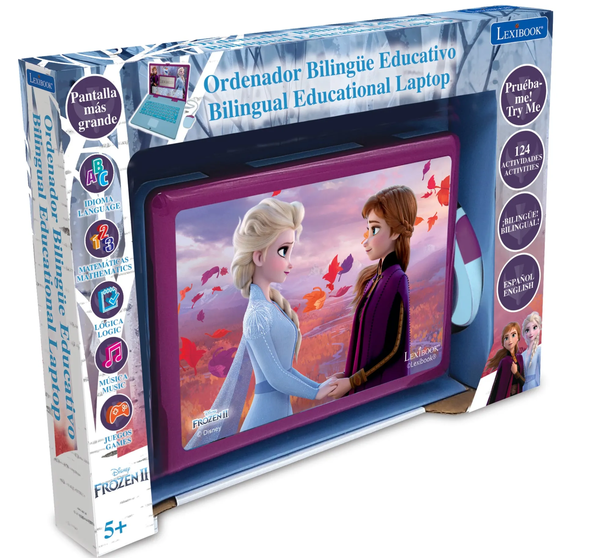 Lexibook Disney Frozen Bilingual Educational Laptop with Interactive Activities* Preschool Education Toys & Activities