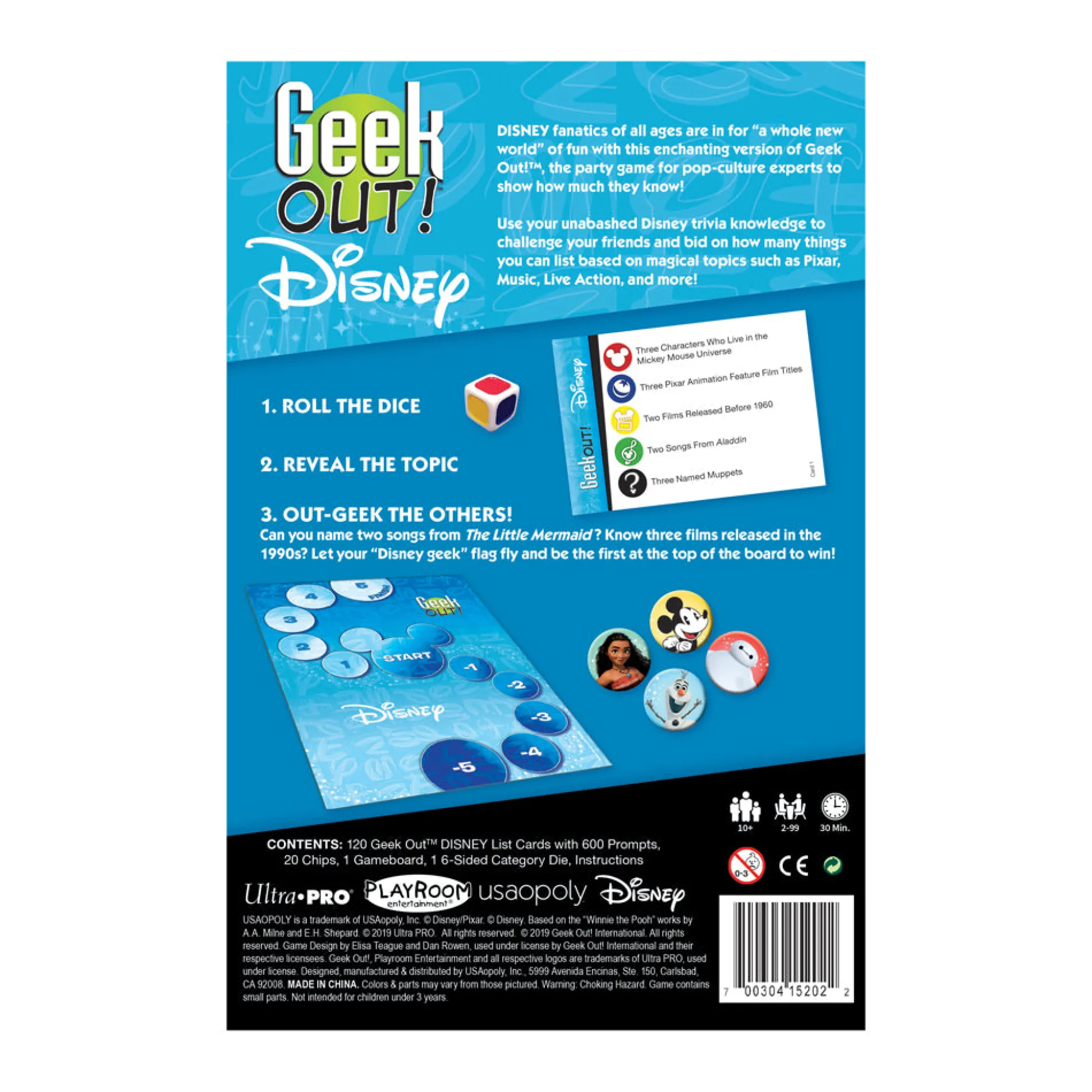 AreYouGame Disney Geek Out! Trivia Board Game* Board Games|Role-Playing Games