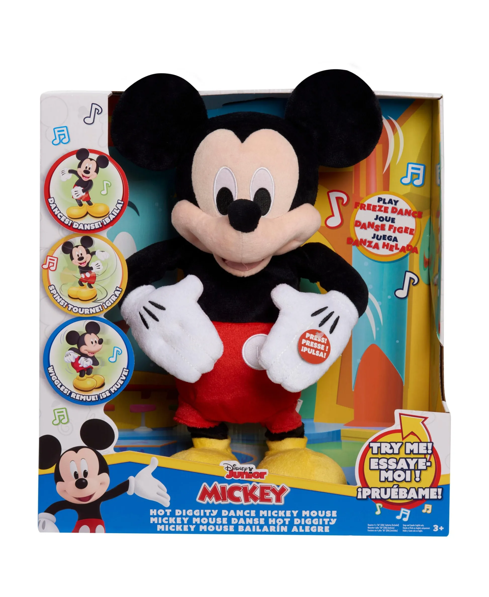 Macy's - Supplier Disney Junior Hot Diggity Dance Mickey Plush - Interactive Dancing Toy* Stuffed Animals|Stuffed Animals & Plush Toys