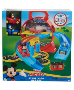 Macy's - Supplier Disney Junior Mickey Mouse Stow 'n Go Portable Playset with Diecast Vehicles* Playsets & Vehicles