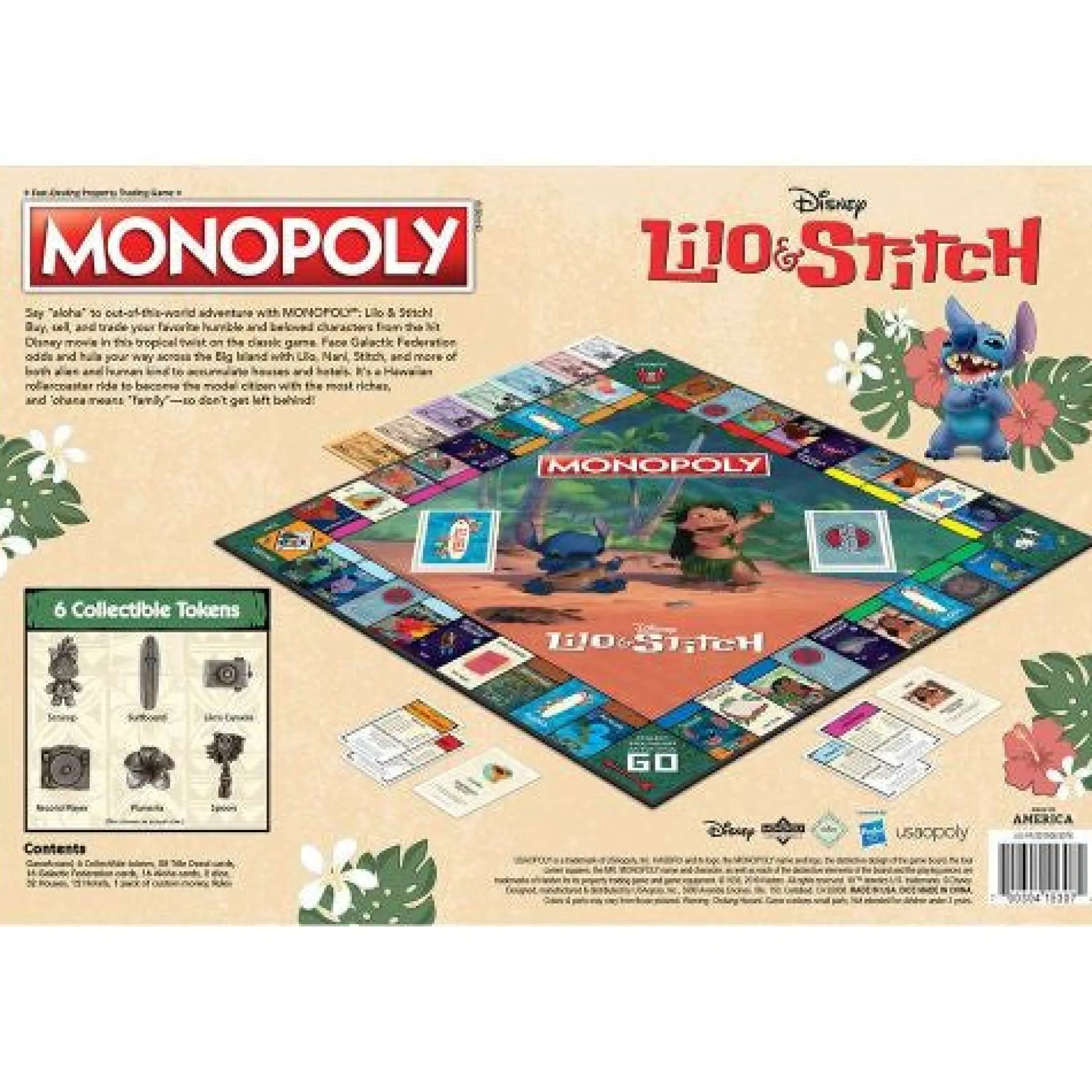 Calendar Holdings, LLC Disney Lilo & Stitch Monopoly Board Game* Role-Playing Games|Board Games