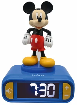 Lexibook Disney Mickey Mouse Digital Alarm Clock with Nightlight - Interactive Bedtime Companion* Electronics
