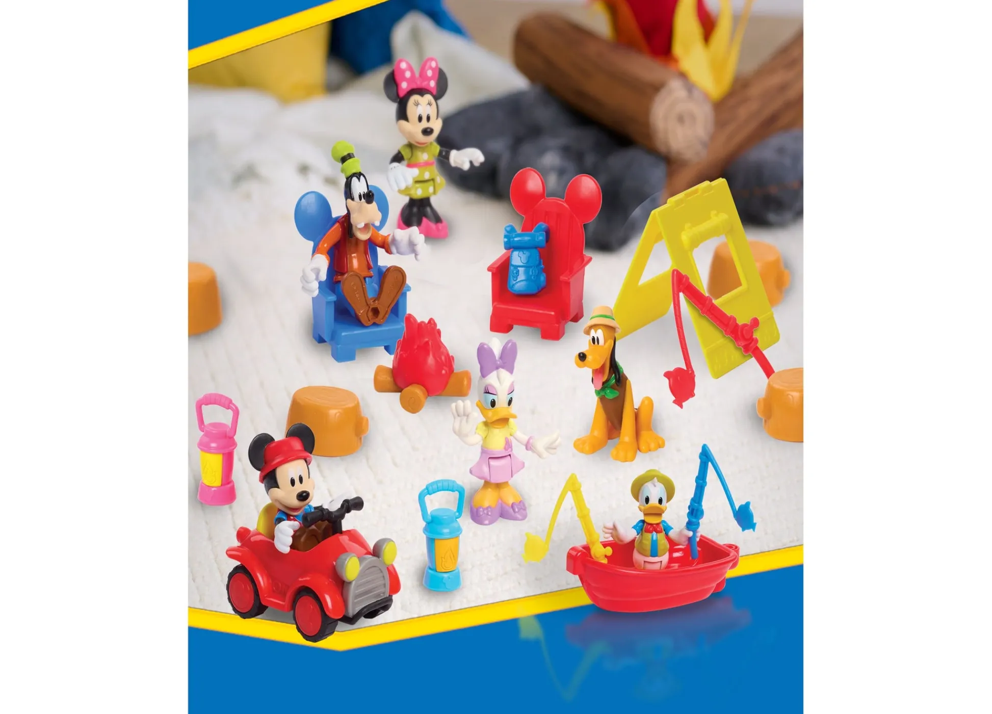 Macy's - Supplier Disney Mickey Mouse Happy Campers Adventure Playset* Playsets & Vehicles