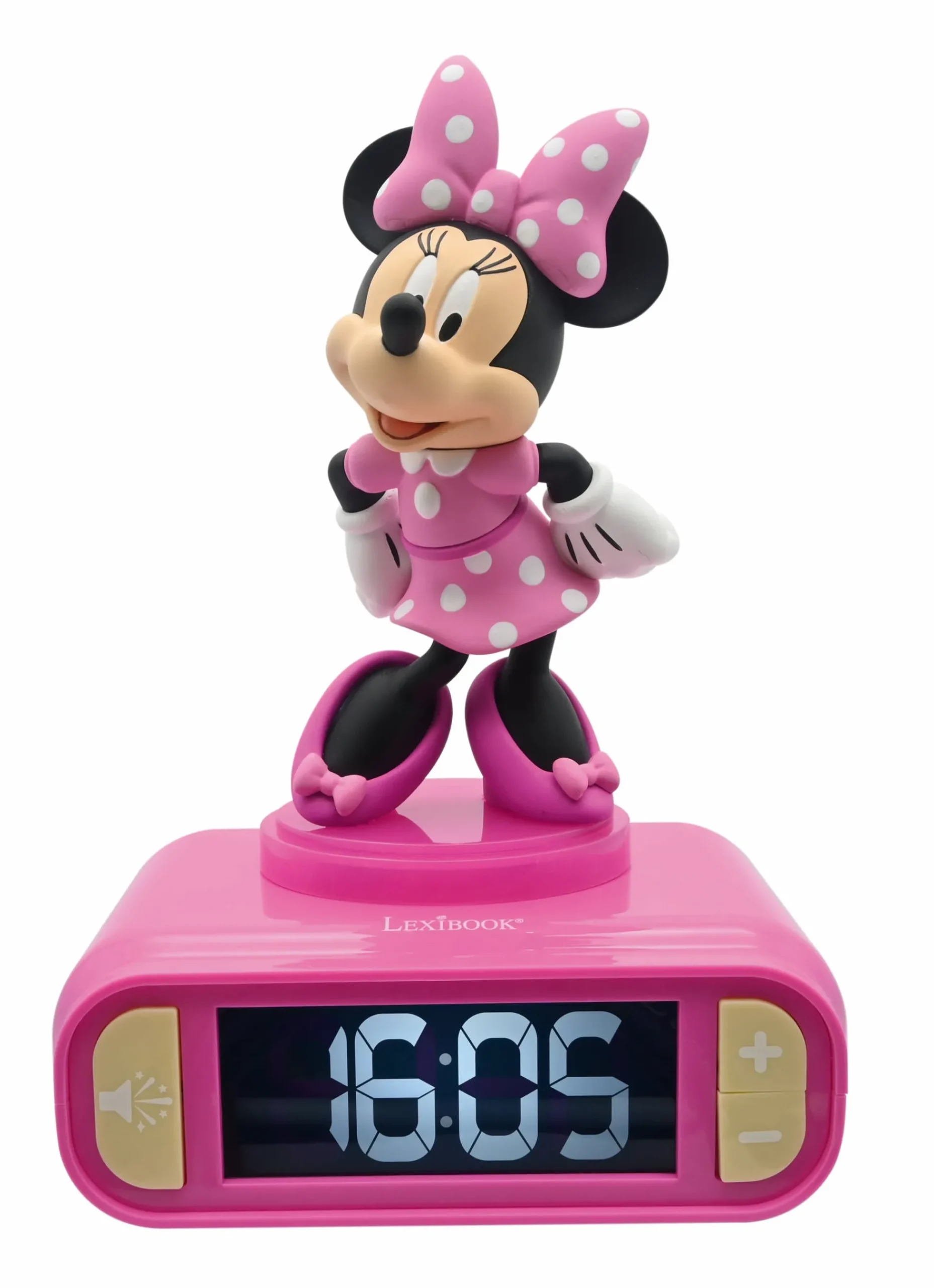 Lexibook Disney Minnie Mouse Digital Alarm Clock with Nightlight - Pink* Electronics