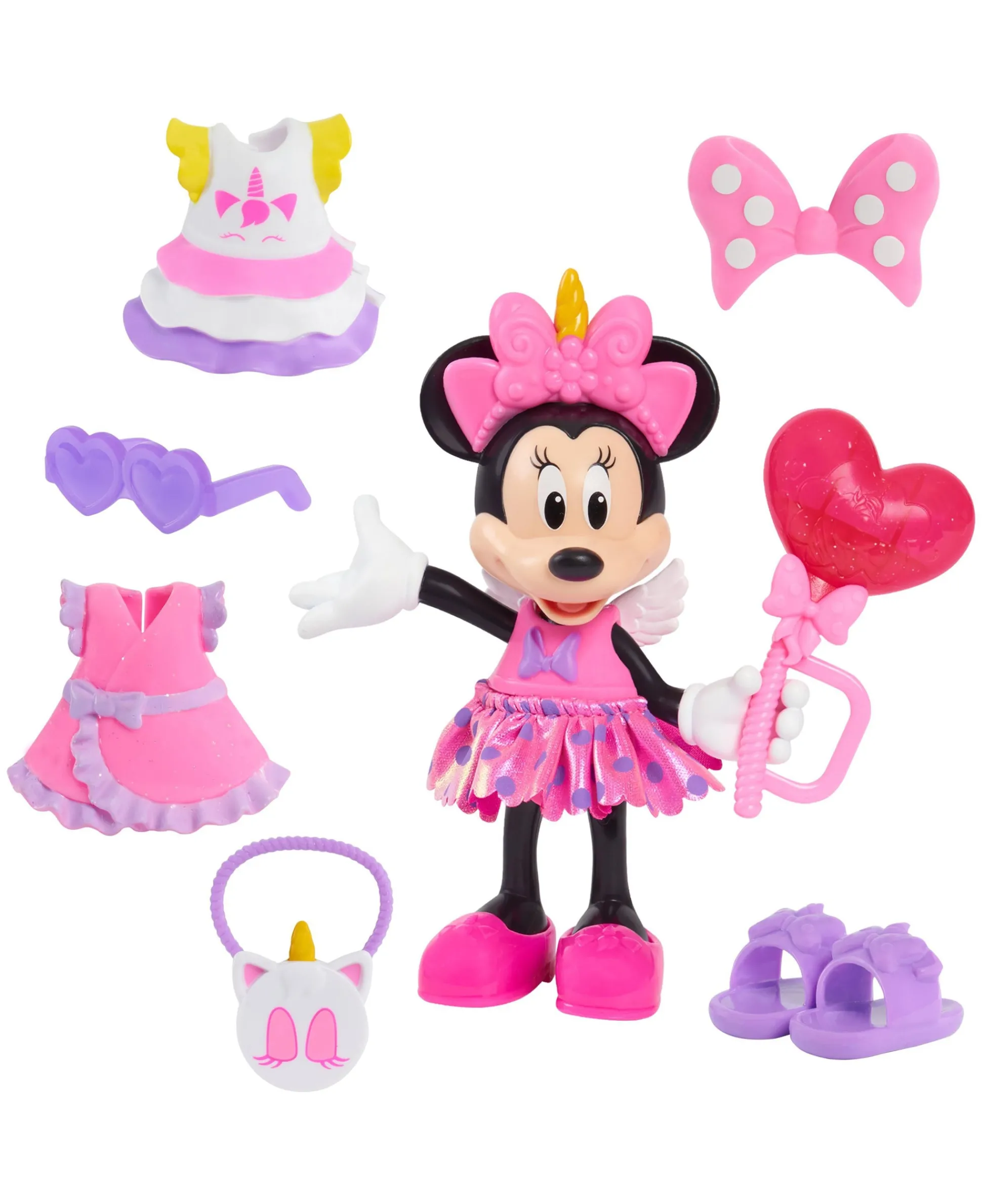 Macy's - Supplier Disney Minnie Mouse Fashion Unicorn Doll - 13-Piece Set* Preschool Pals|Fashion Dolls