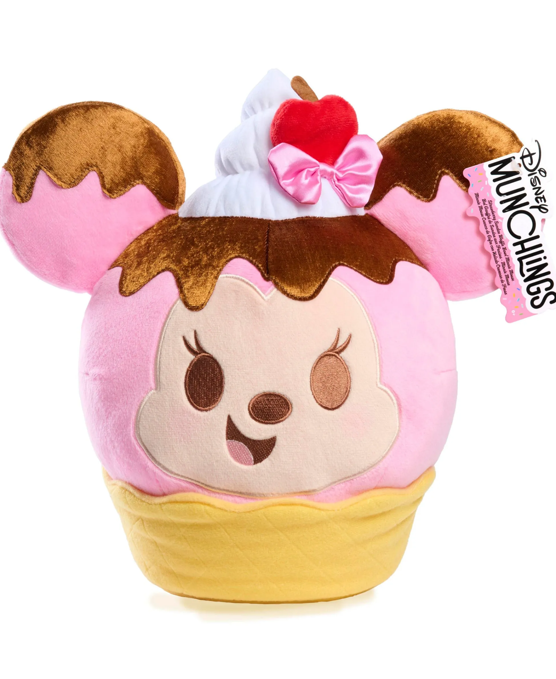 Macy's - Supplier Disney Munchlings 10-inch Scented Strawberry Sundae Minnie Mouse Plush* Stuffed Animals|Stuffed Animals & Plush Toys