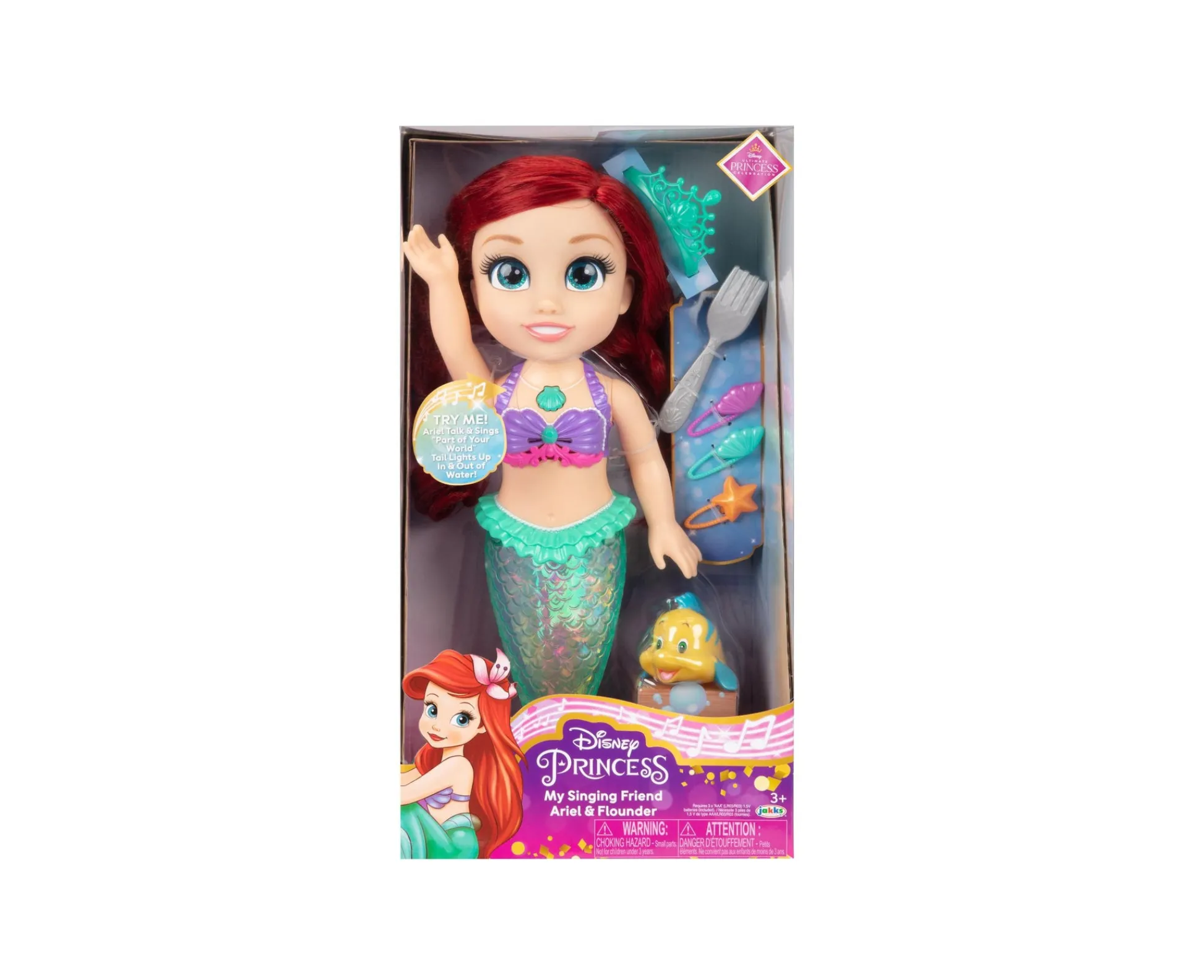 Macy's - Supplier Disney Princess - Ariel Singing Doll with Light-up Feature* Interactive Dolls & Pets|Stuffed Animals & Plush Toys