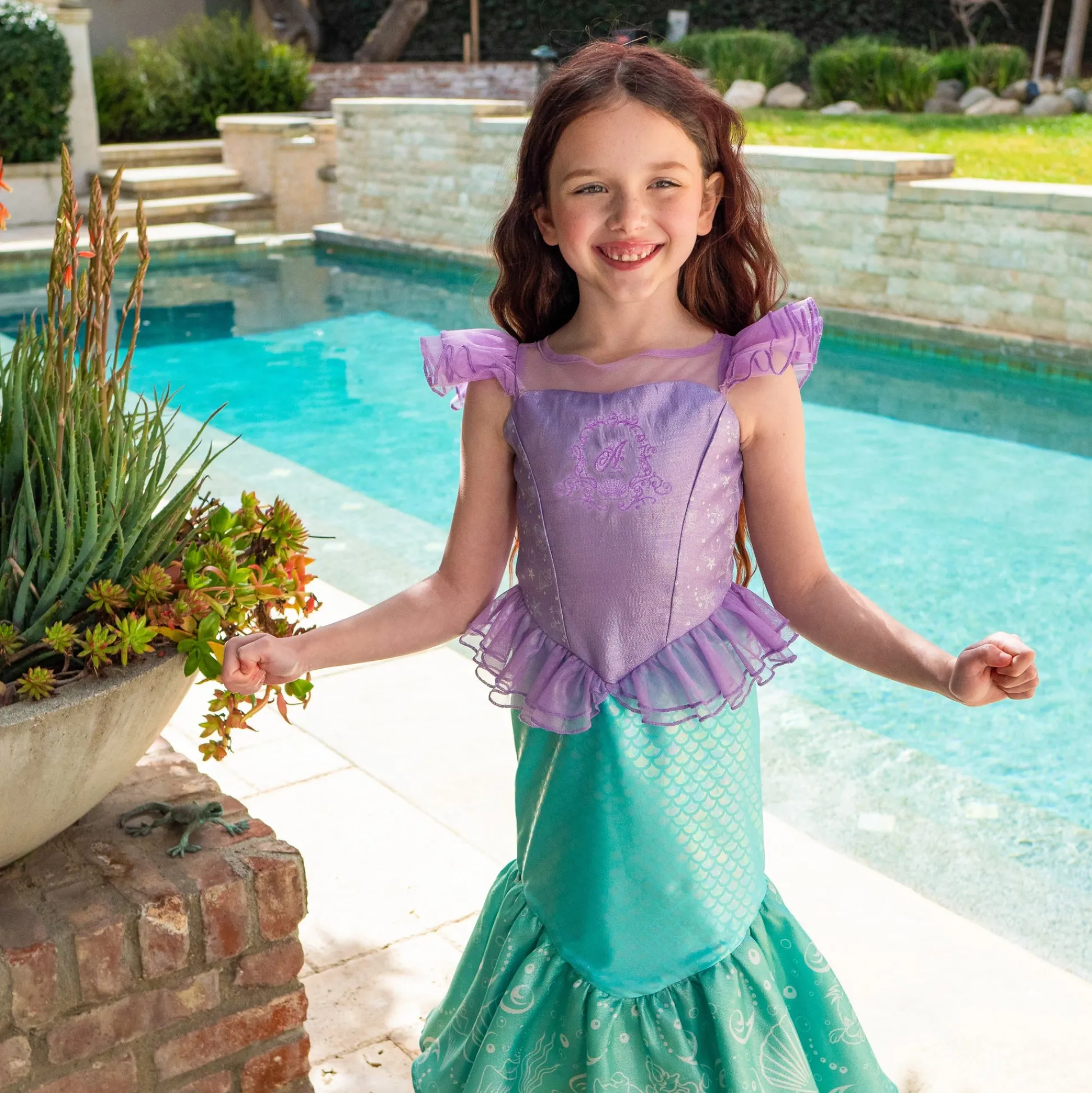 A Leading Role Disney Princess Ariel Premium Washable Dress Up - Size 5/6* Dress Up & Accessories|Dress Up