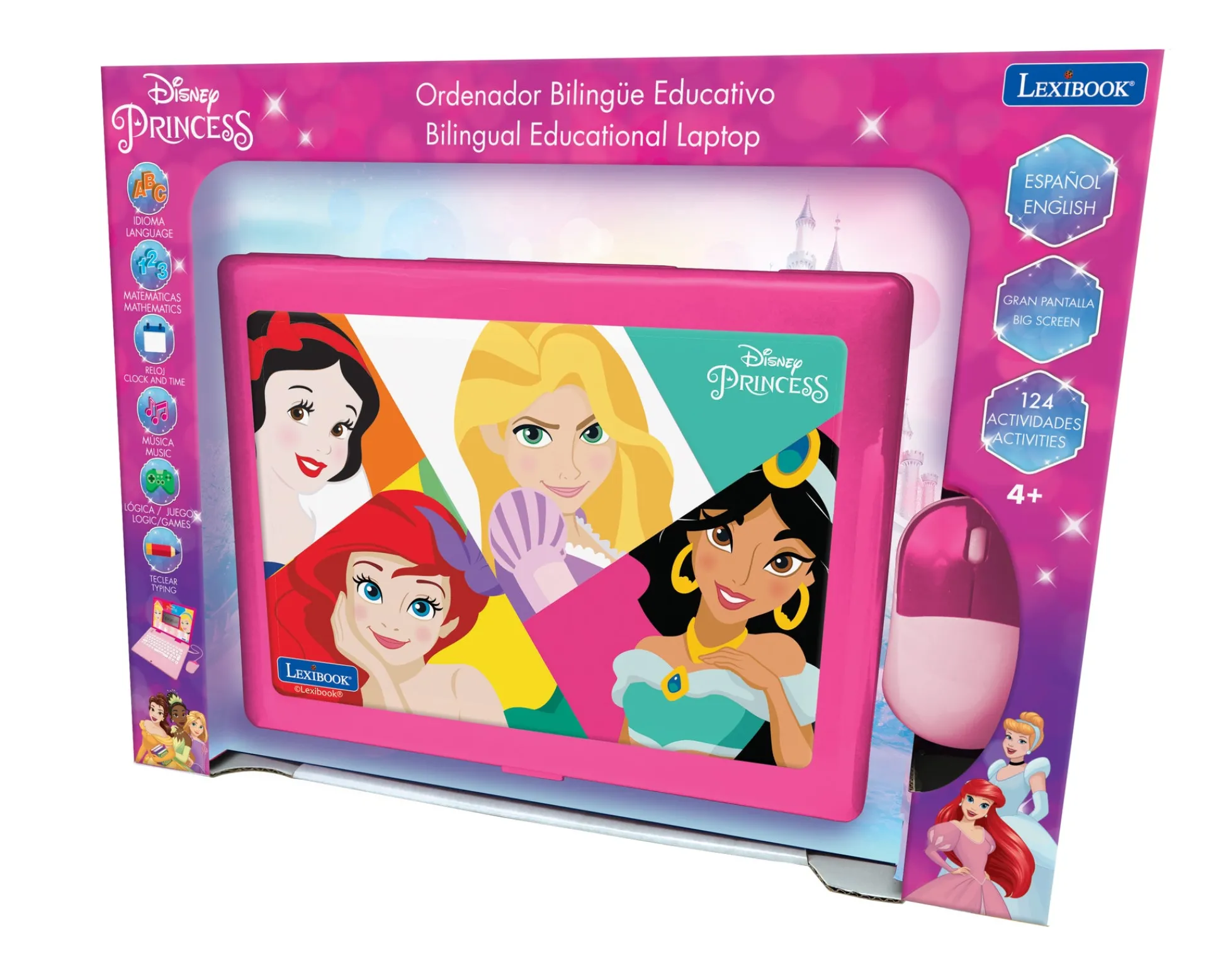 Lexibook Disney Princess Bilingual Educational Laptop with Interactive Activities* Preschool Education Toys & Activities