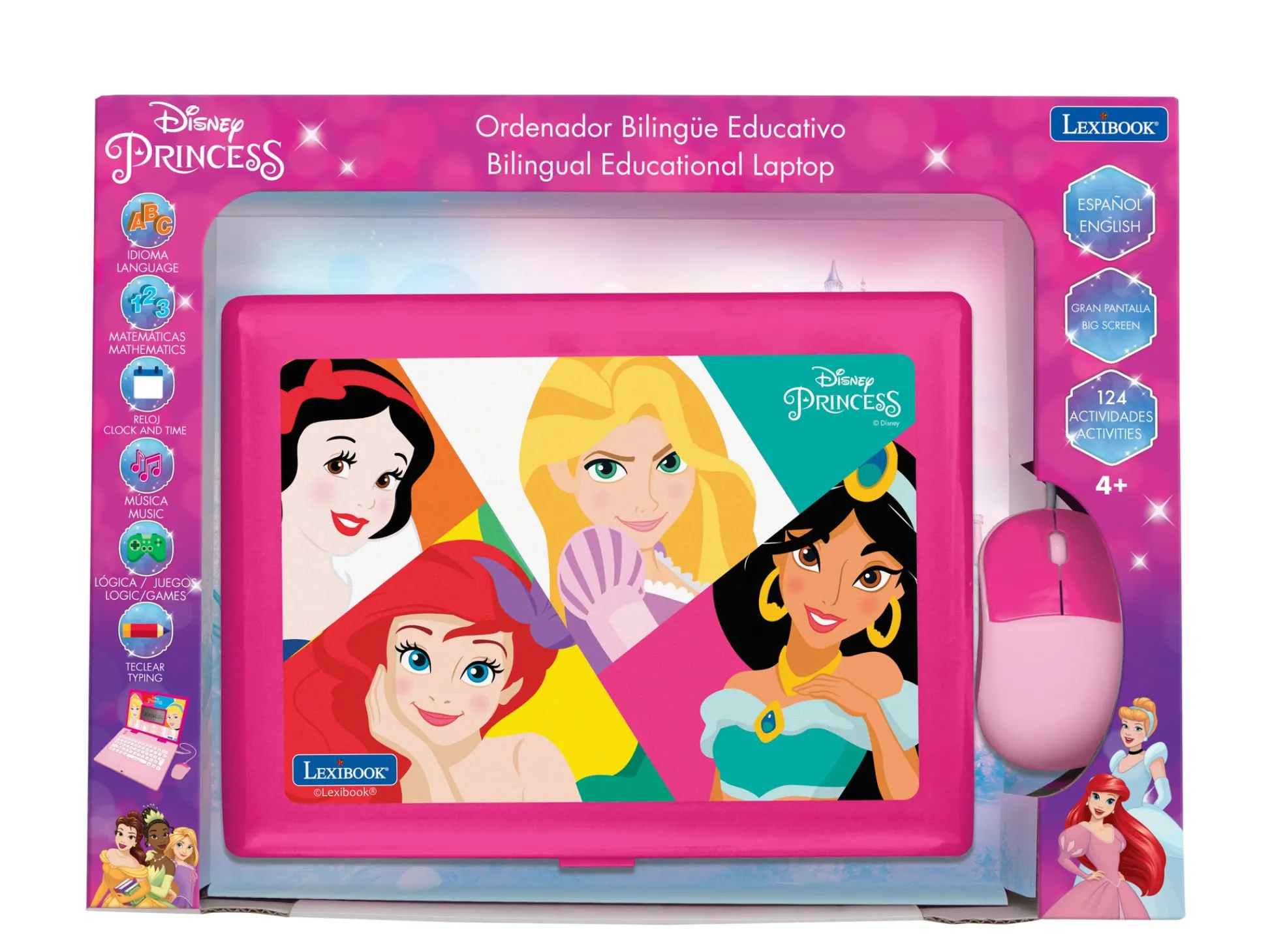 Lexibook Disney Princess Bilingual Educational Laptop with Interactive Activities* Preschool Education Toys & Activities
