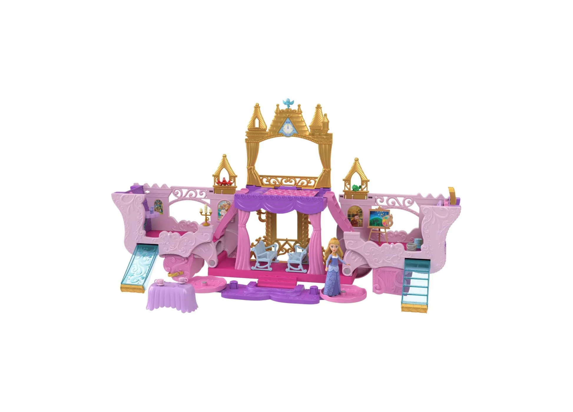 Macy's - Supplier Disney Princess Carriage to Castle Playset with Aurora Small Doll, & 4 Figures* Stuffed Animals & Plush Toys