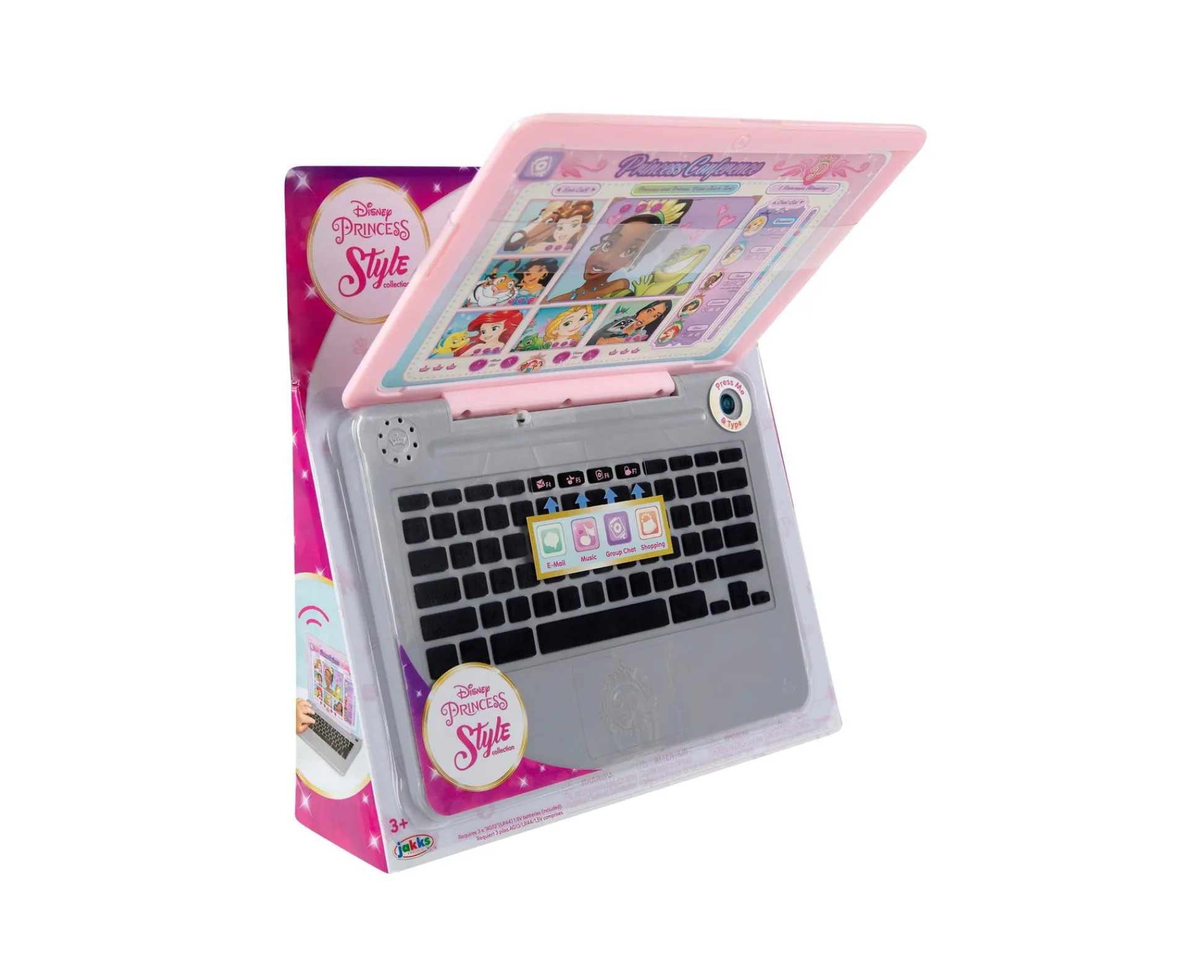 Macy's - Supplier Disney Princess Style Collection Interactive Laptop with Sounds & Music* Dress Up|Dress Up & Accessories