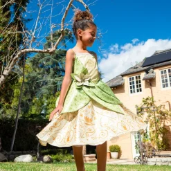 A Leading Role Disney Princess Tiana Premium Washable Dress Up - Size 5/6* Dress Up & Accessories|Dress Up