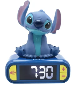 Lexibook Disney Stitch Themed Digital Alarm Clock with Nightlight - Blue* Electronics