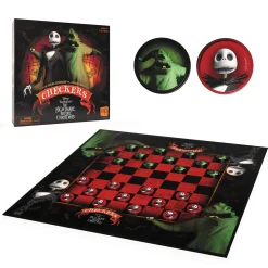 Educators Resource Disney Tim Burton's The Nightmare Before Christmas Checkers Game by USAopoly* Board Games|Role-Playing Games