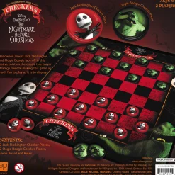 Educators Resource Disney Tim Burton's The Nightmare Before Christmas Checkers Game by USAopoly* Board Games|Role-Playing Games