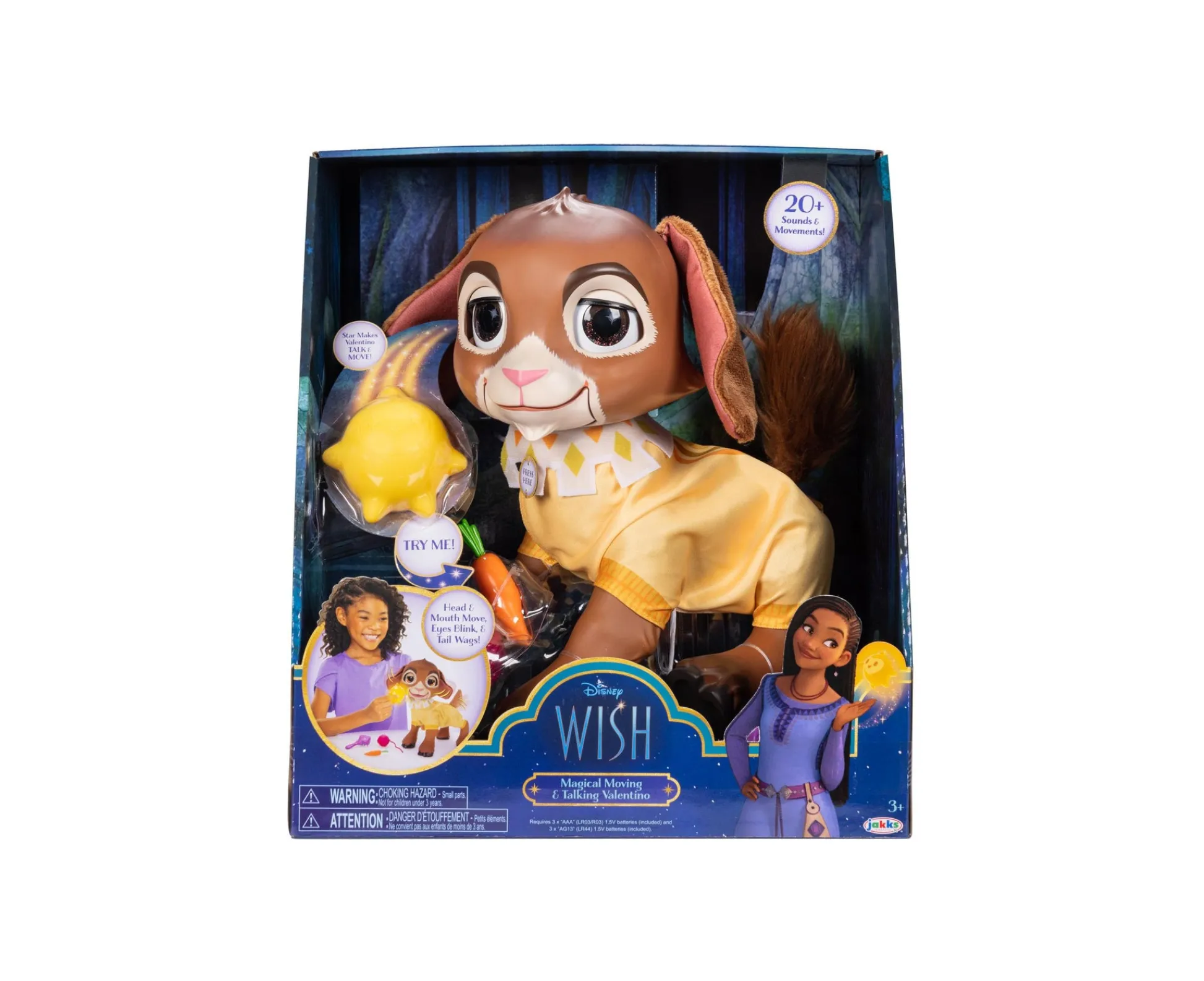 Macy's - Supplier Disney Wish - Magical Moving and Talking Valentino Star Large Doll* Interactive Dolls & Pets|Stuffed Animals & Plush Toys