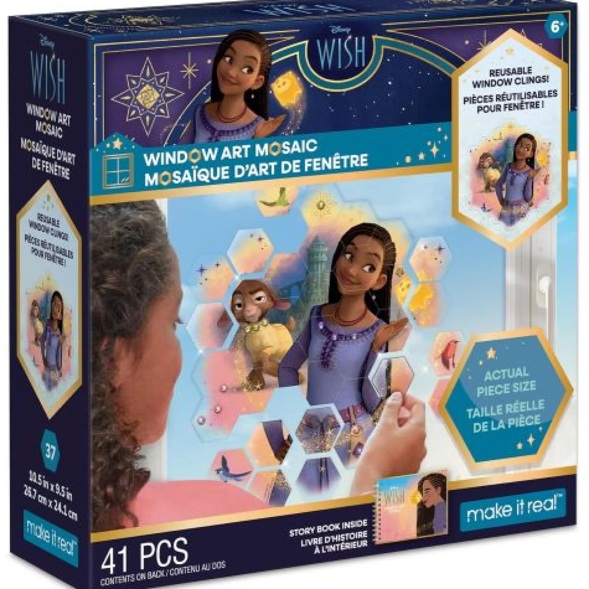 Calendar Holdings, LLC Disney Wish Window Clings 41-Piece Art Mosaic Set* Crafts & Activities