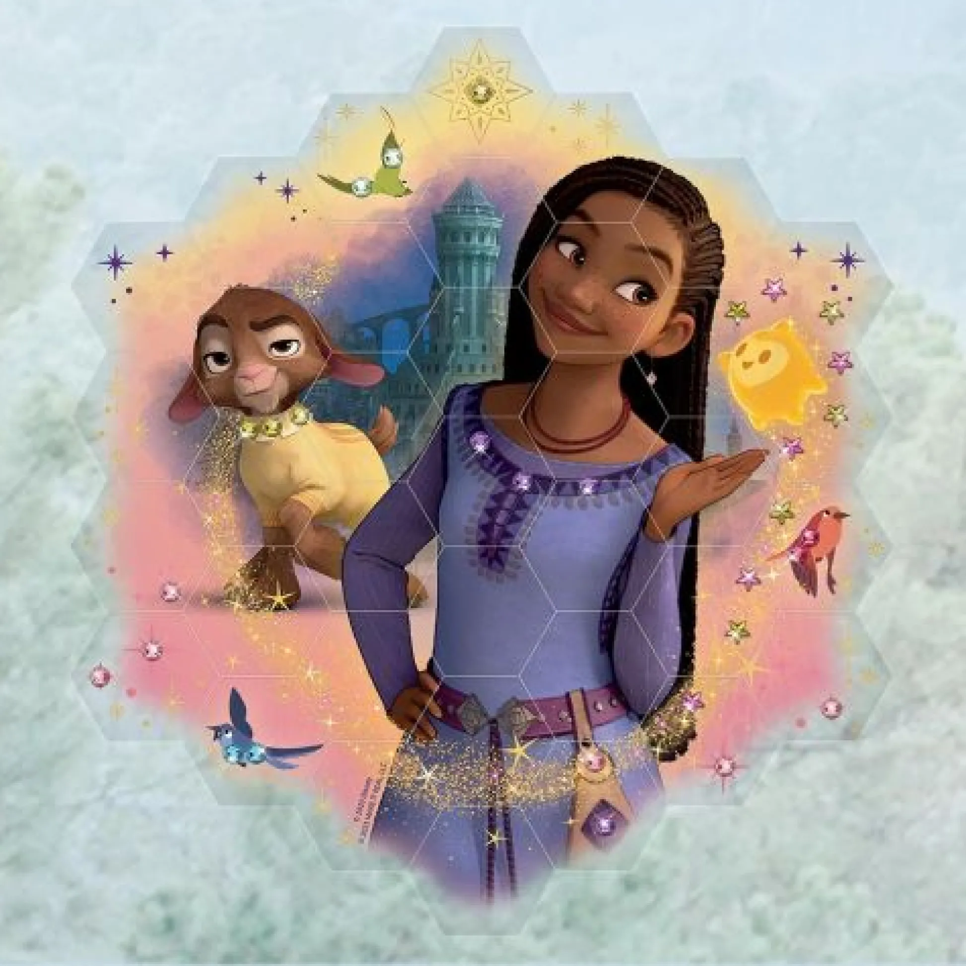 Calendar Holdings, LLC Disney Wish Window Clings 41-Piece Art Mosaic Set* Crafts & Activities