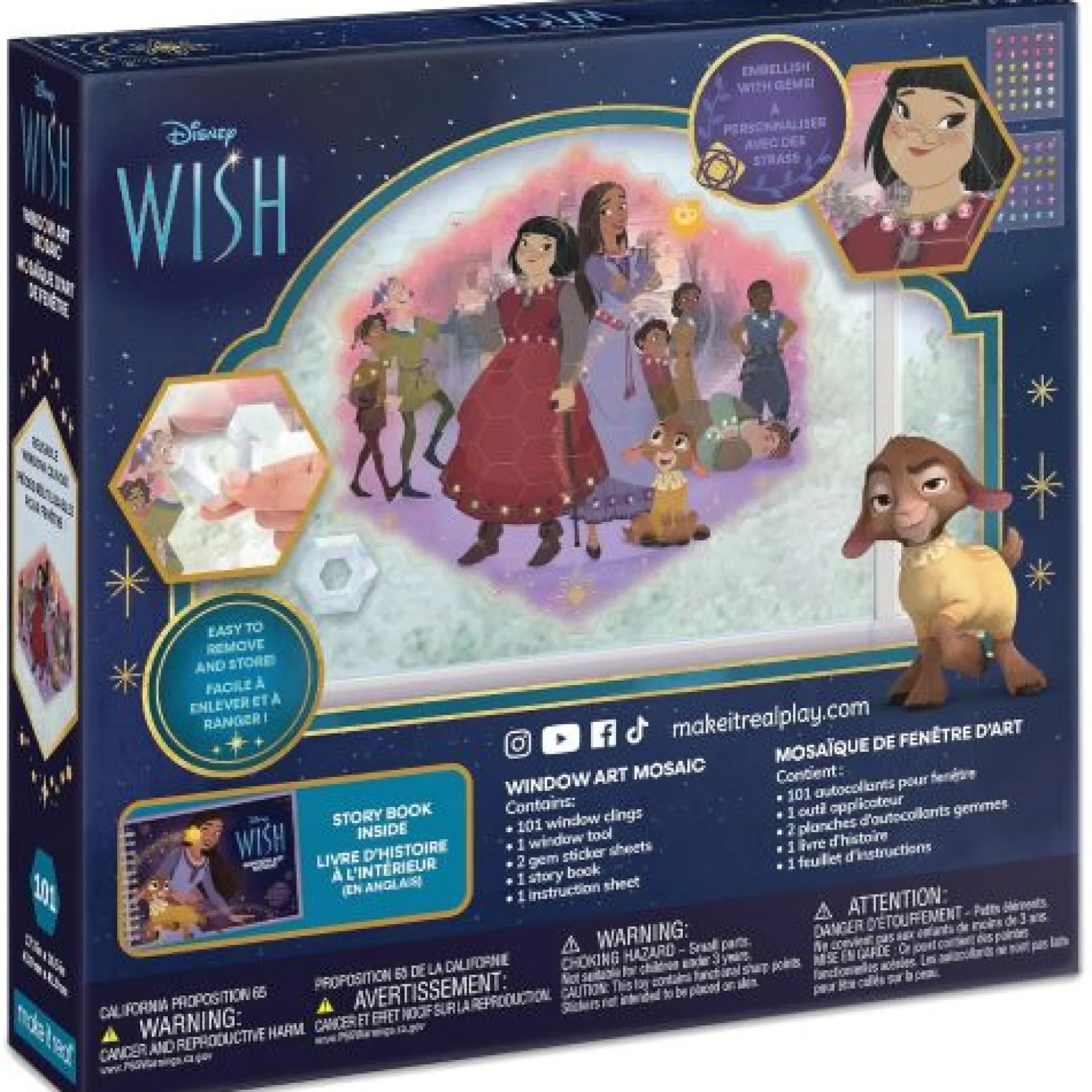 Calendar Holdings, LLC Disney Wish Window Clings 113-Piece Storybook Set*Kids Kids Books|Crafts & Activities