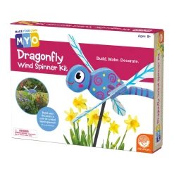 AreYouGame DIY Dragonfly Wind Spinner Craft Kit - Garden Art* Crafts & Activities