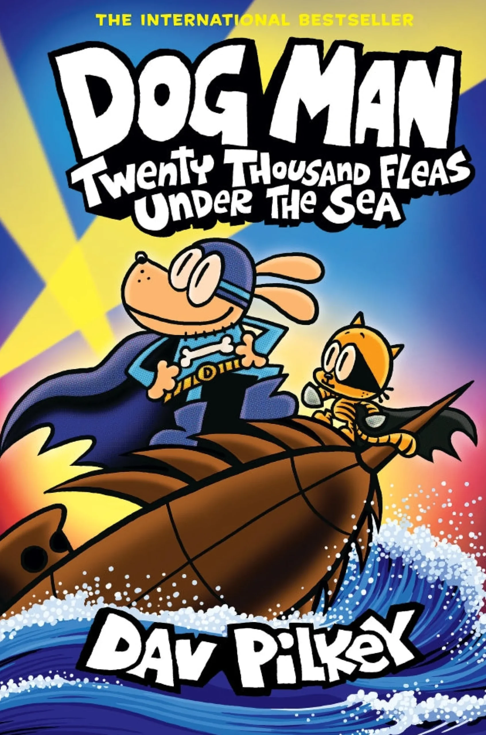 Readerlink Distribution Services Dog Man: Twenty Thousand Fleas Under the Sea - Grade Level 2-4* Reading, Writing & Speech