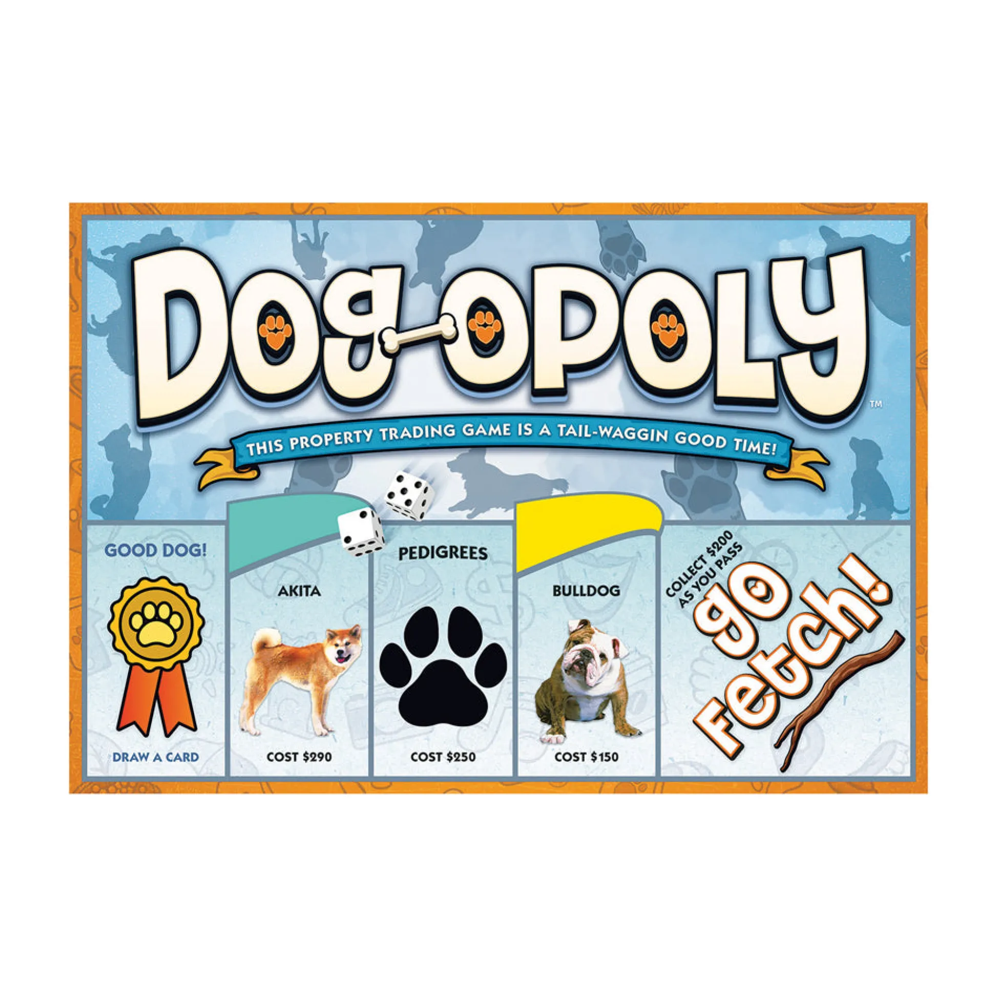 AreYouGame Dog-Opoly Monopoly-Style Board Game with Dog-Themed Play* Board Games|Role-Playing Games