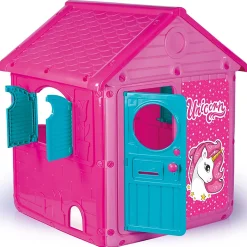 Flat River Group Dolu Toys My First House: Unicorn Playhouse - Pink* Tents, Tunnels & Playhouses|Dress Up