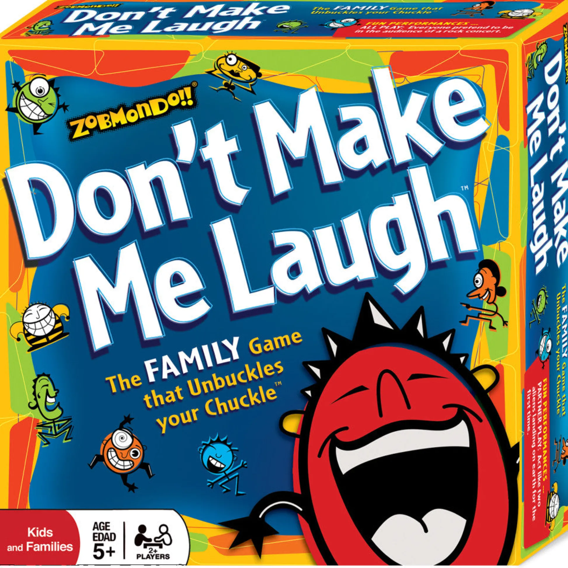 Flat River Group Don't Make Me Laugh! Family Improv Game by Zobmondo!!* Social & Emotional Skills|Family & Entertainments Games