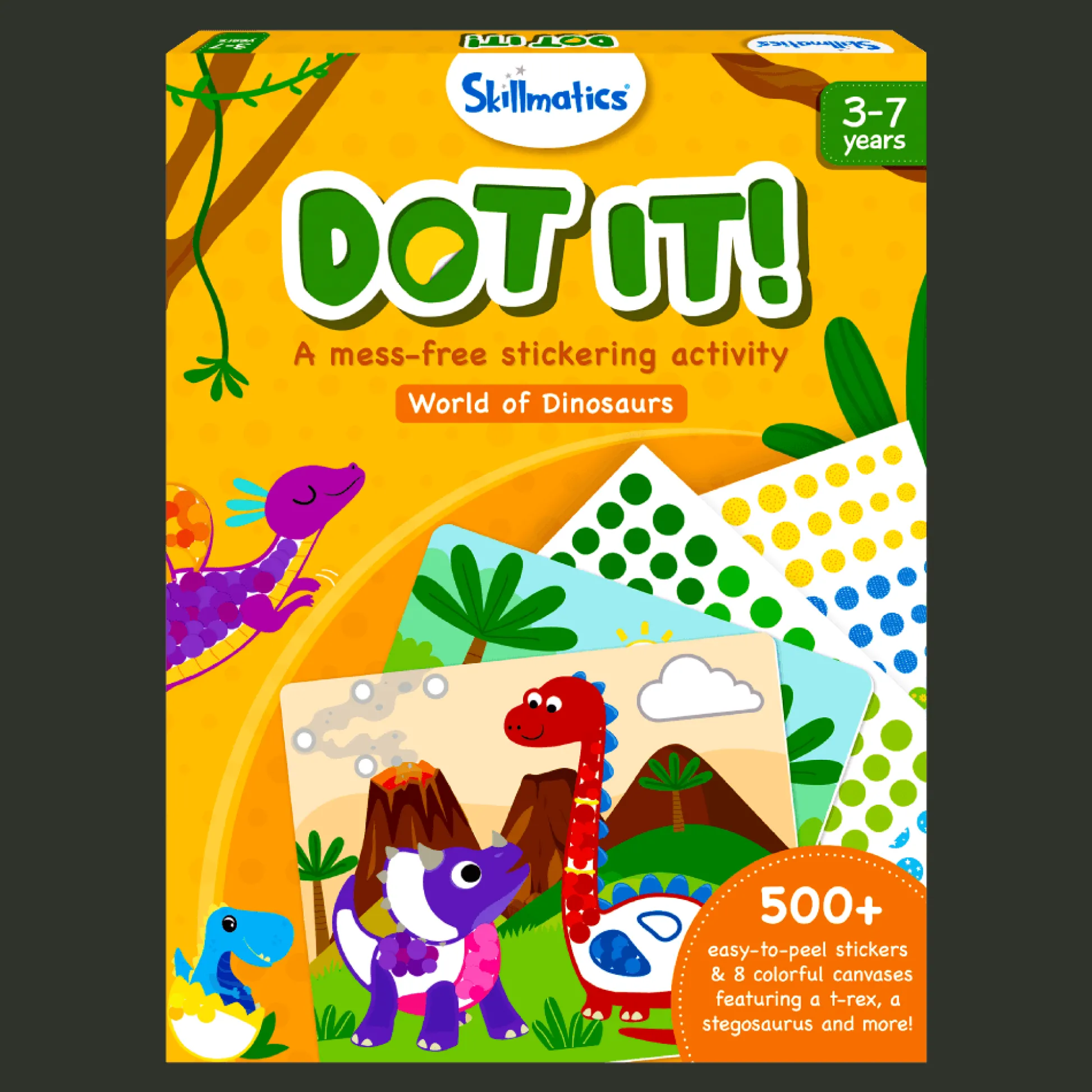 Skillmatics Dot It! World of Dinosaurs Sticker Art Kit* Crafts & Activities