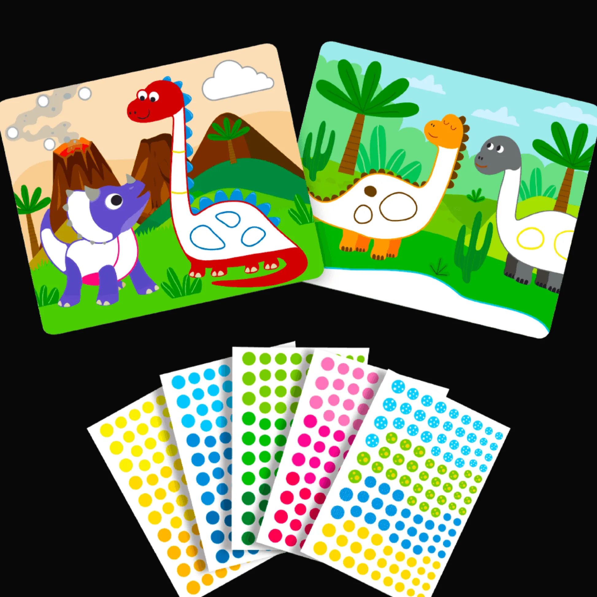 Skillmatics Dot It! World of Dinosaurs Sticker Art Kit* Crafts & Activities