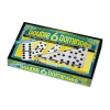AreYouGame Double 6 Black Dot Dominoes Professional Size Game Set* Dominoes & Tiles Games