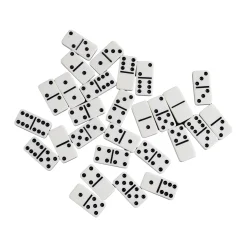 AreYouGame Double 6 Black Dot Dominoes Professional Size Game Set* Dominoes & Tiles Games