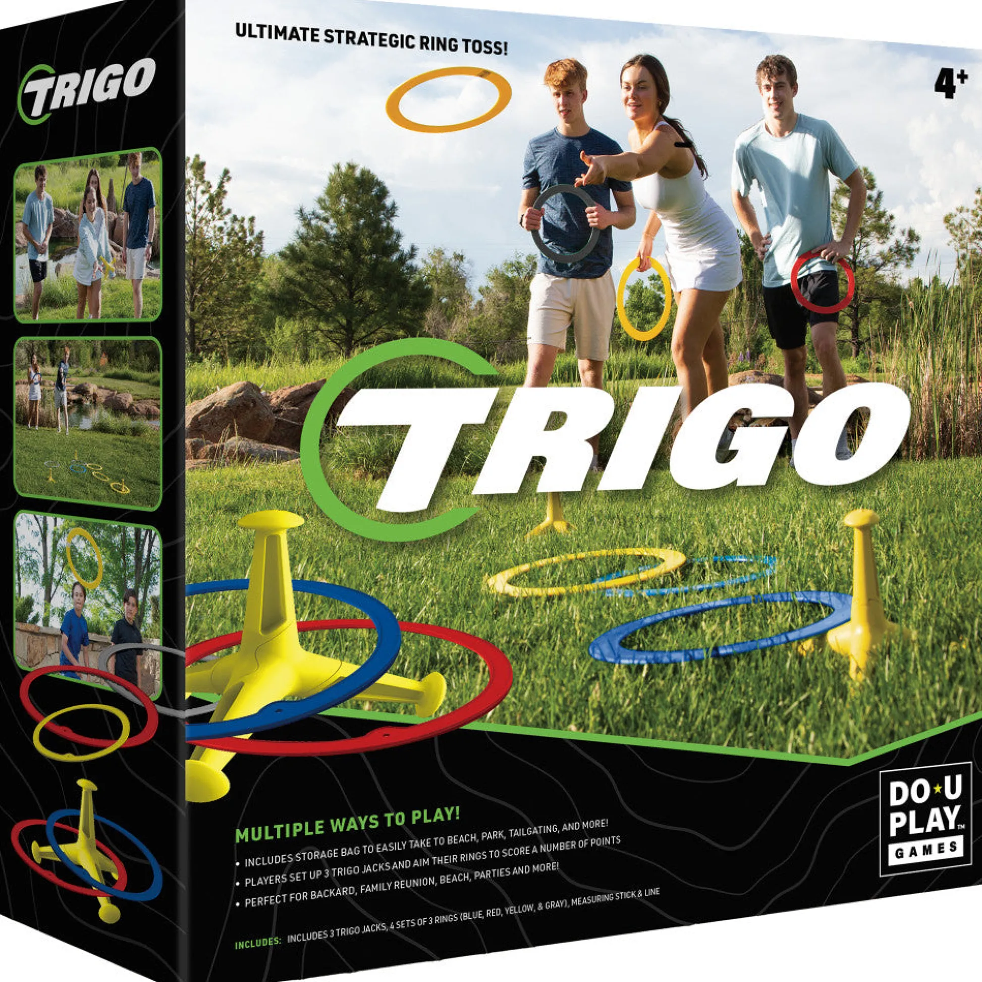 Flat River Group Do-U-Play Trigo Ring Toss Game - Dynamic Outdoor Family Fun* Activities & Games