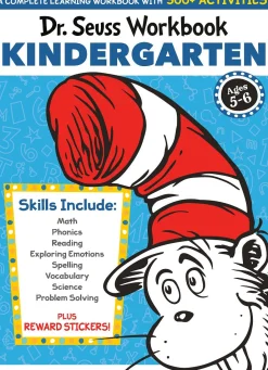 Readerlink Distribution Services Dr. Seuss Kindergarten Learning Workbook - Multi-Subject Activities*Kids Reading, Writing & Speech|Kids Books