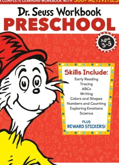 Readerlink Distribution Services Dr. Seuss Preschool Learning Workbook - Fun with Letters, Numbers & More*Kids Reading, Writing & Speech|Kids Books
