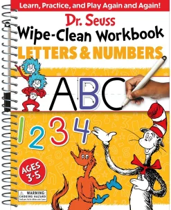 Readerlink Distribution Services Dr. Seuss Wipe-Clean Workbook - Learn Letters & Numbers - Spiral*Kids Reading, Writing & Speech|Kids Books